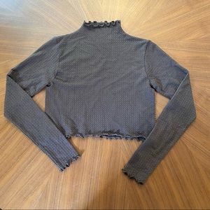 Garage mock neck long sleeve
